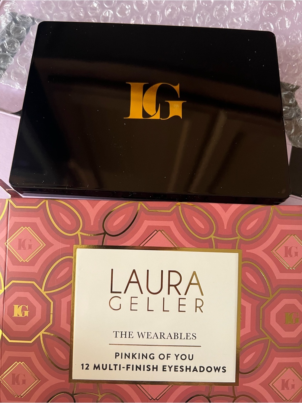 Laura Geller Black and Gold Compact Pinking Of You Eyeshadow Set